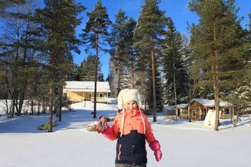 Фото номера Дом с 3 спальнями Шале Keitaanniemen lomamökki г. Haapamäki 13